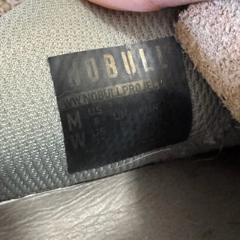 NOBULL Lifter Purple Grey Weightlifting Shoes Mens 6 Womens 7.5 CrossFit gumsole